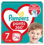 Pampers pants 7 karton 74 szt Nowe