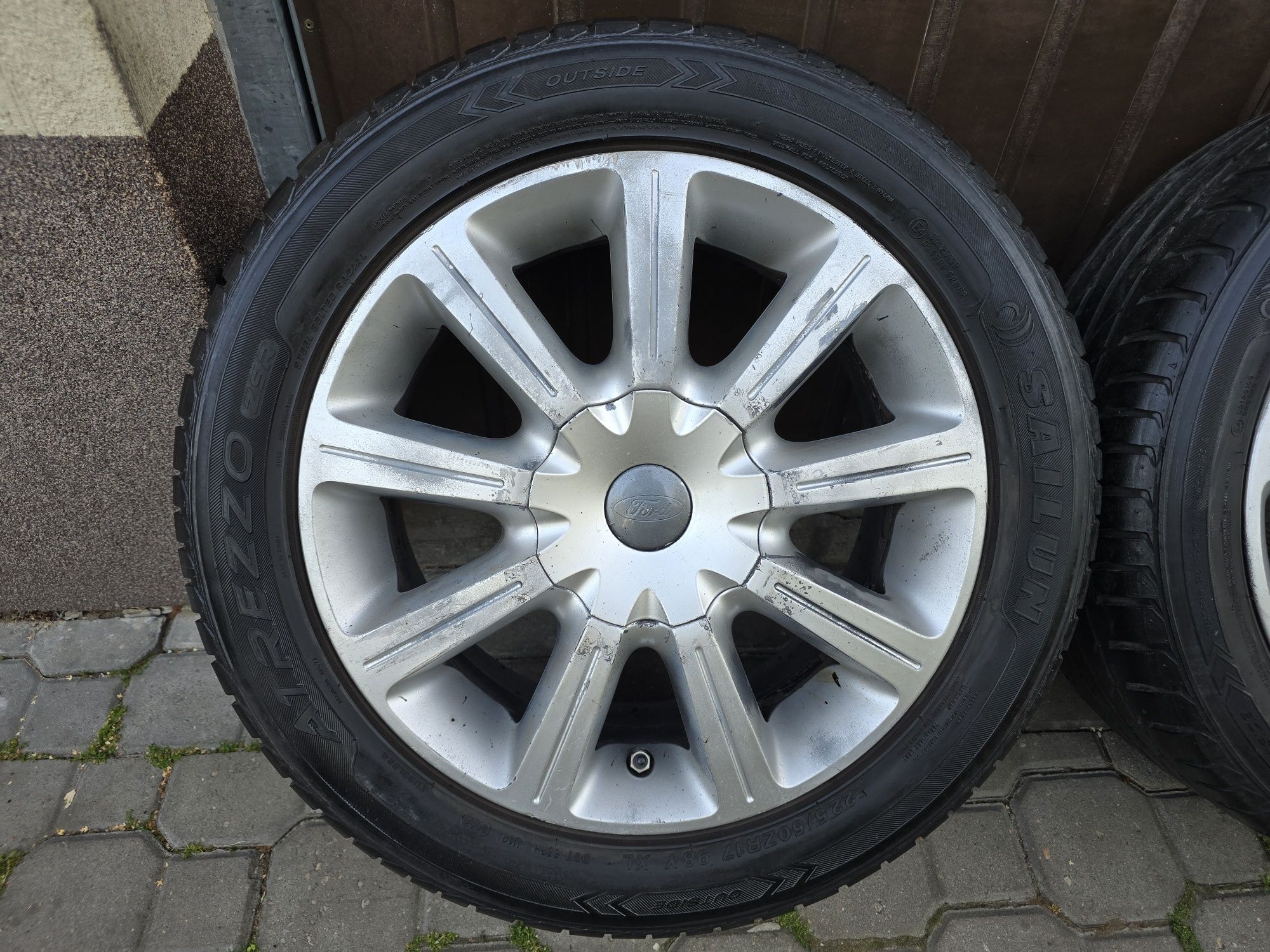 Felgi z oponami 225/50R17 Ford Galaxy 5x108  C-Max S-max Kuga Mondeo