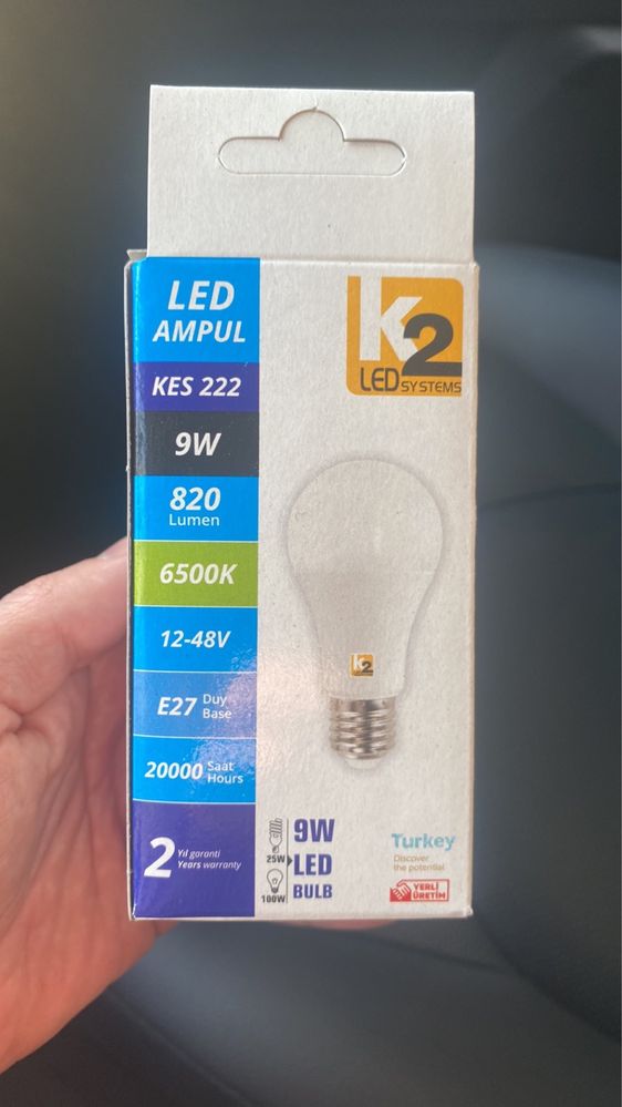 Опт Лампочка LED 12-48В низьковольтна