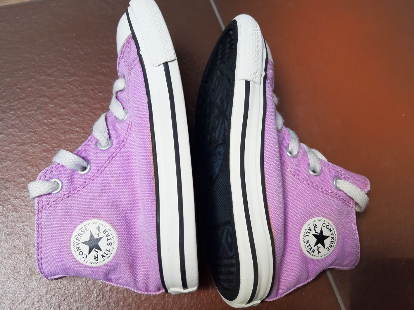 Converse rozm.25 all star fioletowe conversy