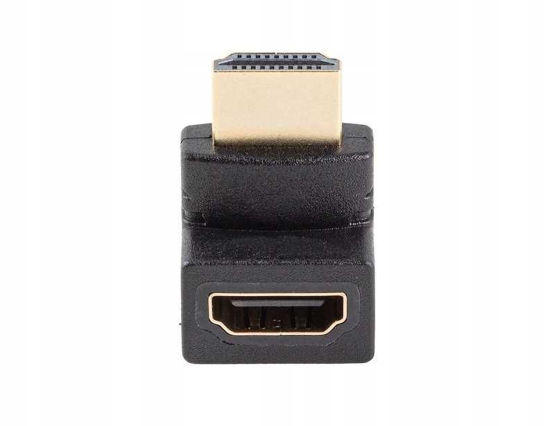 Adapter Lanberg HDMI(M) -> HDMI(F) 4K kątowy góra (1362)