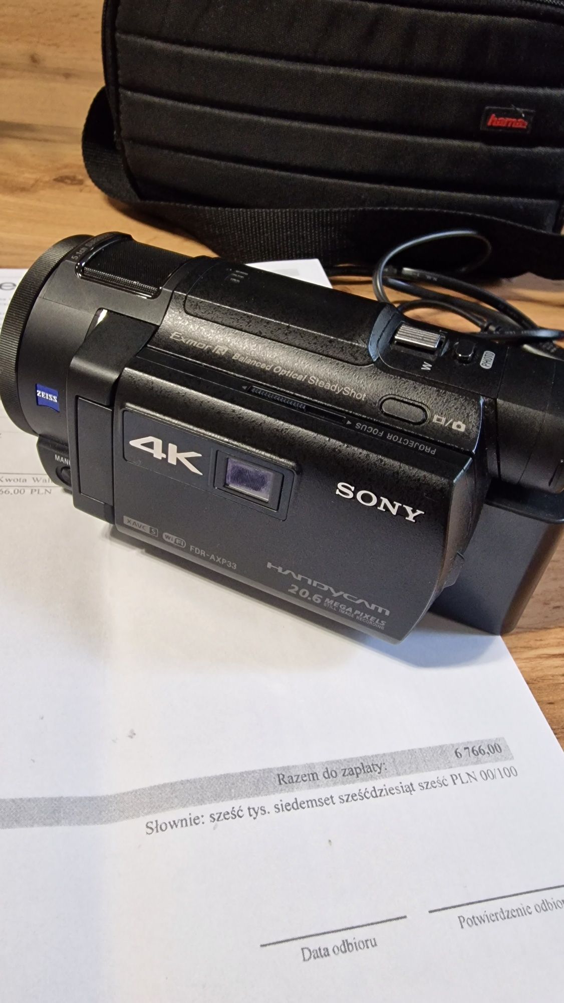 Kamera SONY FDR-AX33 4K