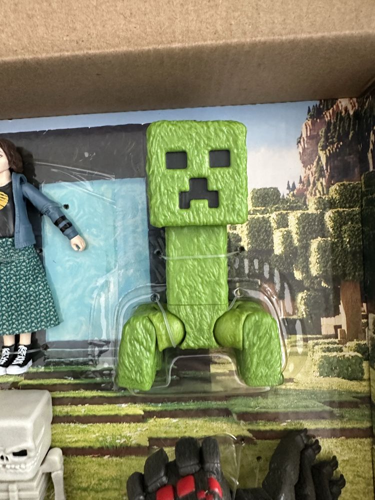 Набор Minecraft Movie Майнкрафт Фильм крипер скелет паук девушка