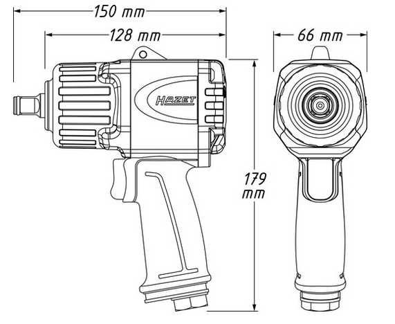 Klucz udarowy 1/2" pneumatyczny 9012TT Hazet  2200Nm KUPCZYK Rzeszów