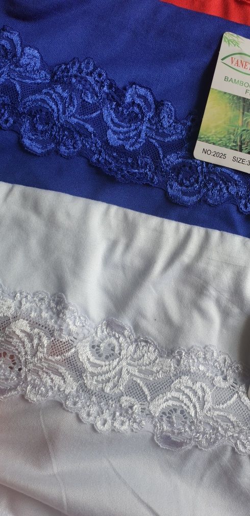 3×Damskie majtki figi z wysokim stanem 3 /4 XL