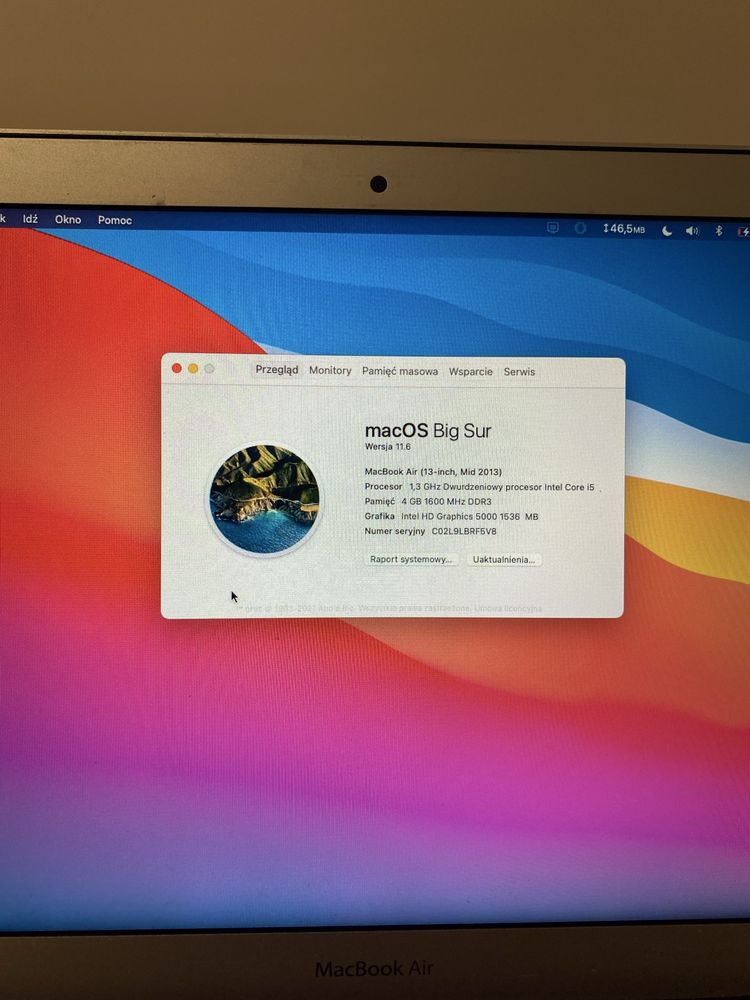 MacBook Air 13 mid 2013