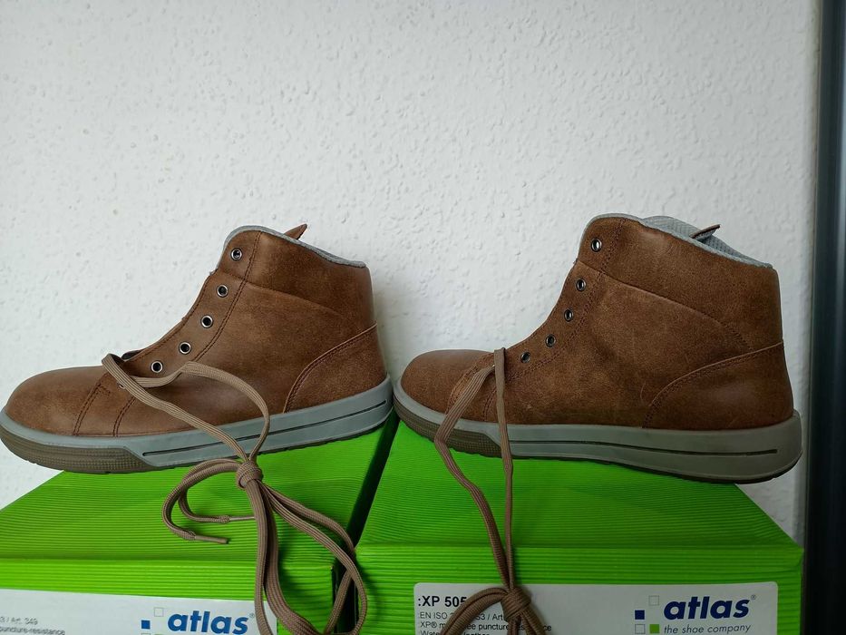 ATLAS Buty robocze Sneakersy wysokie z blachą S3 ESD A 585 r.43 UNIKAT