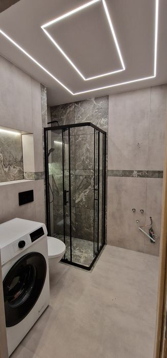 Wykończenie łazienek,  wymiany kabin prysznicowych