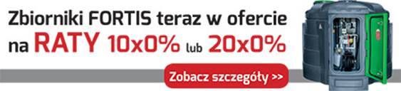 Zbiornik 2500 l na ON dwu płaszczowy FORTIS Autoryzowany Dystrybutor