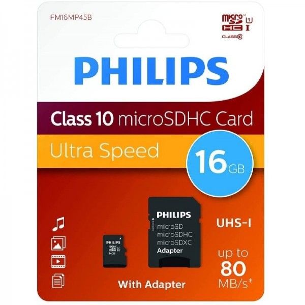 Cartão Memória 16GB PHILIPS