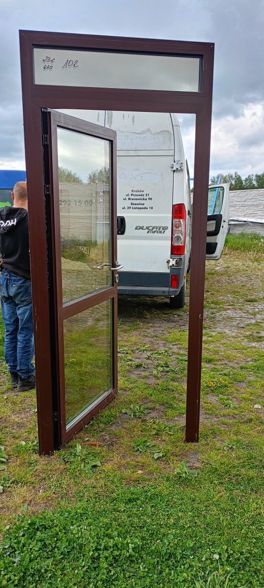 Drzwi aluminiowe używane z Niemiec super stan dostawa gratis cały Kraj