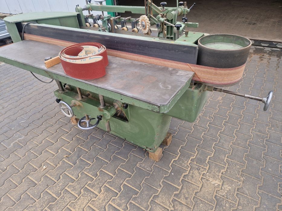 Szlifierka taśmowa boczna do kantów krawędzi posów trzewik oscylacja