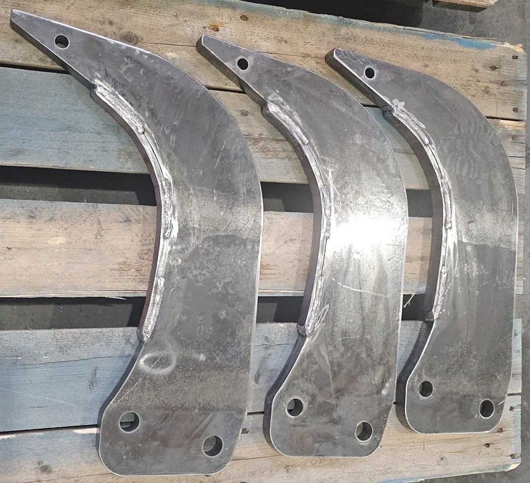 Ząb łapa głębosza 630mm + mocowanie + dłuto + wzmocnienie cały komplet