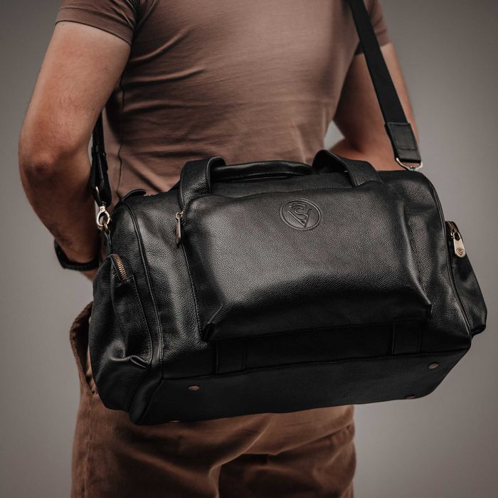 Небольшая кожаная дорожная сумка/ Невелика шкіряна дорожня сумка VS128