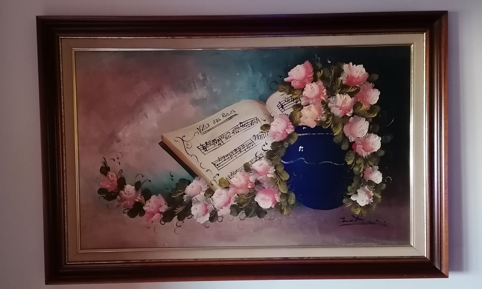 Quadro "Valsa das Rosas"