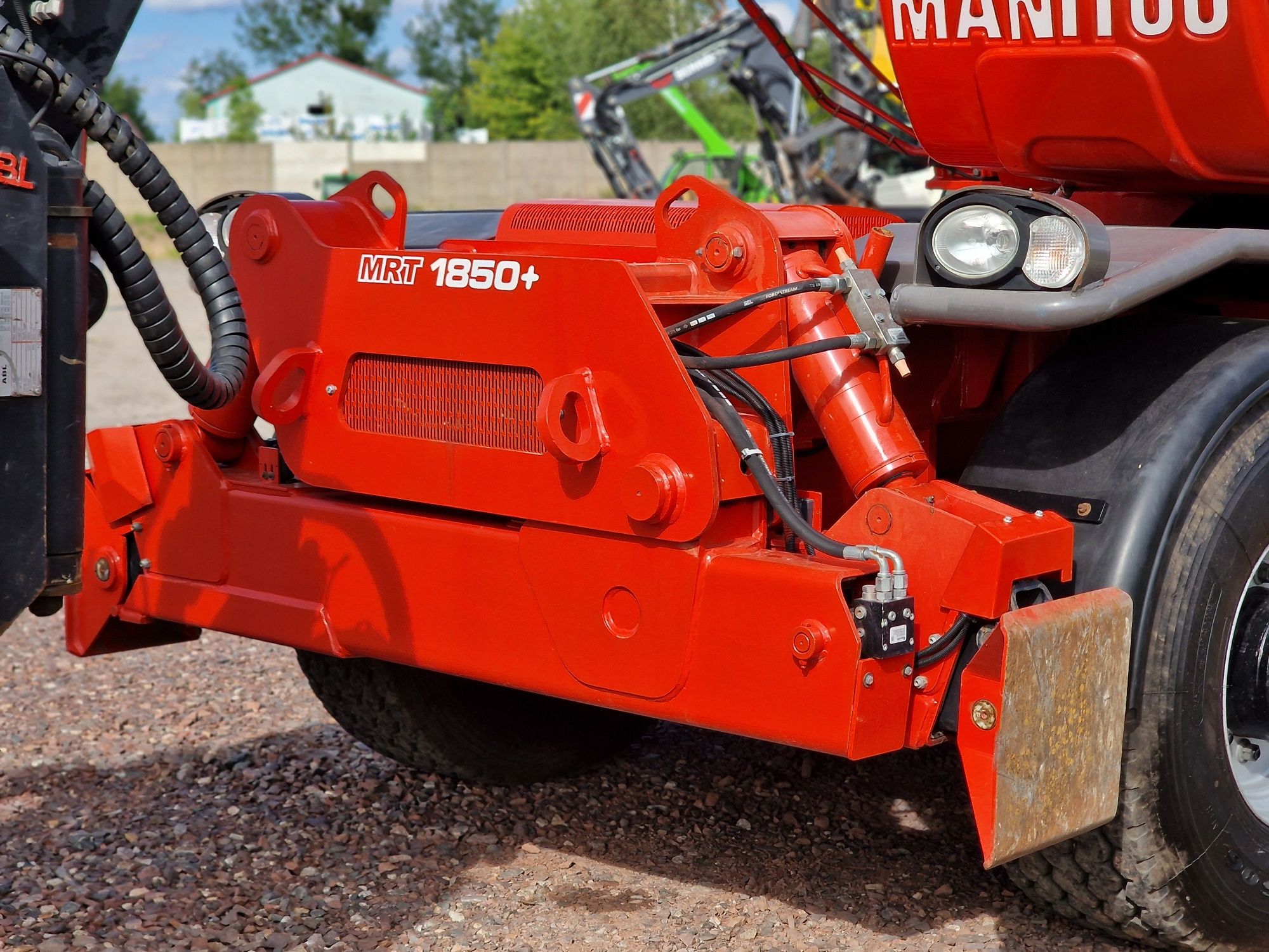 Manitou MRT1850 Plus Privilege / Widły / Kosz / Sterowanie radiowe