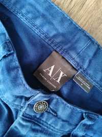 Niebieskie spodnie Armani Exchange r. 36