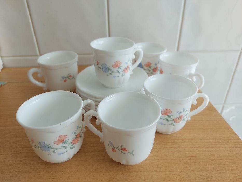 Conjunto 6 chávenas café Arcopal