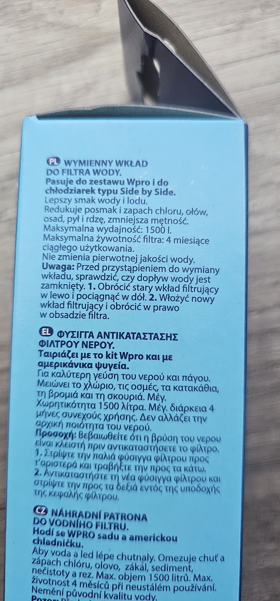 wkład wymienny do filtra wody 2 szt