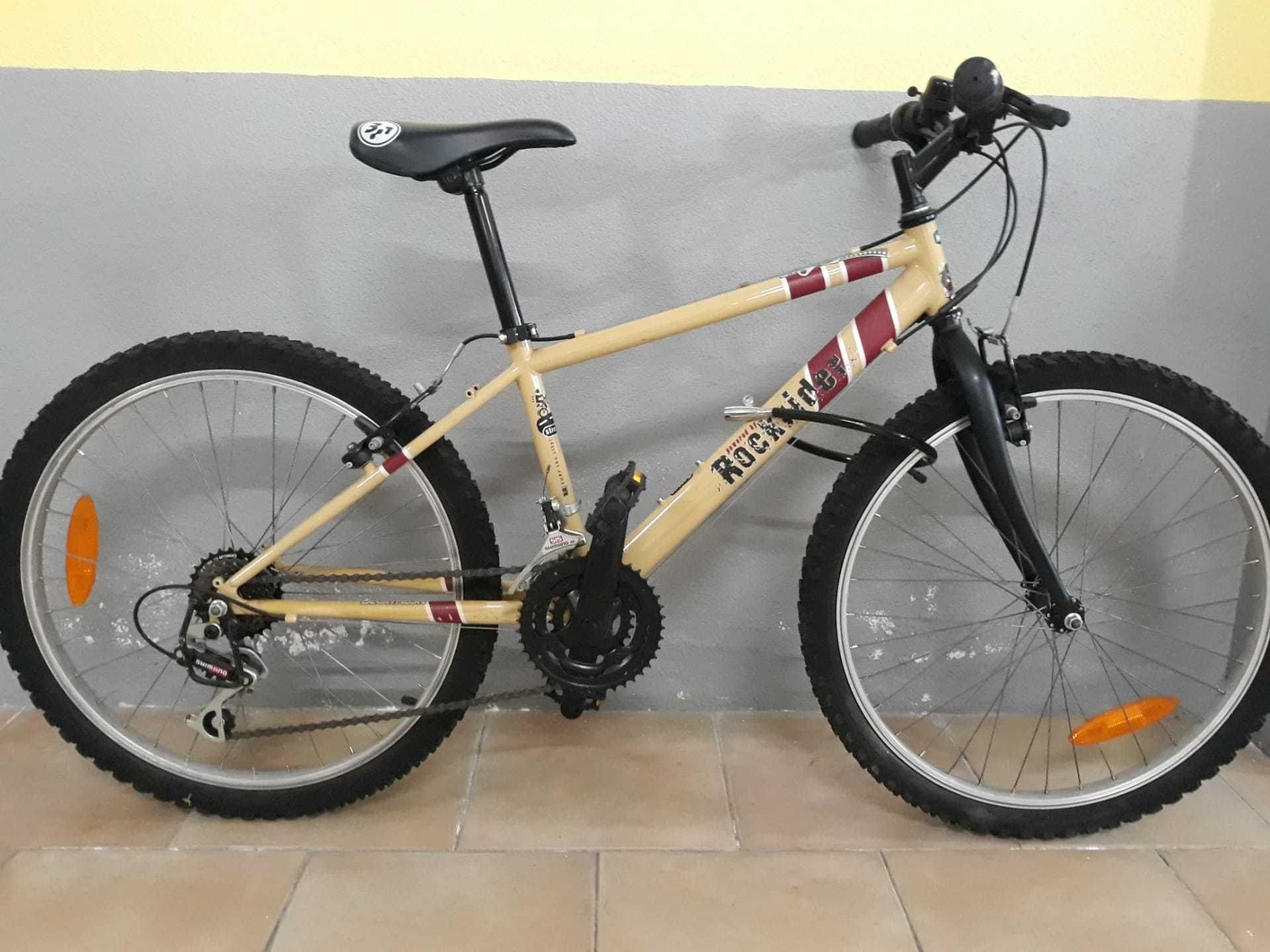 Bicicleta BTT Rock Rider Bege