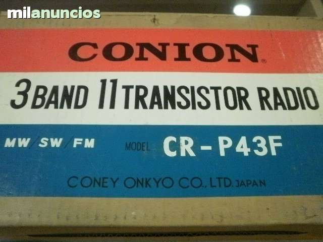 Rádio "CONION" CR P43F (Impecável)