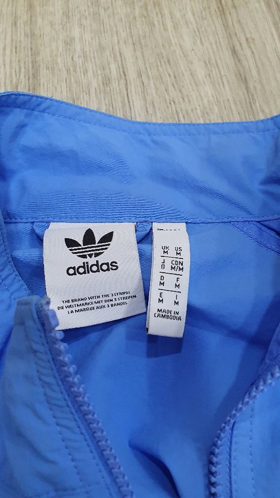 Casaco adidas impermeavel azul