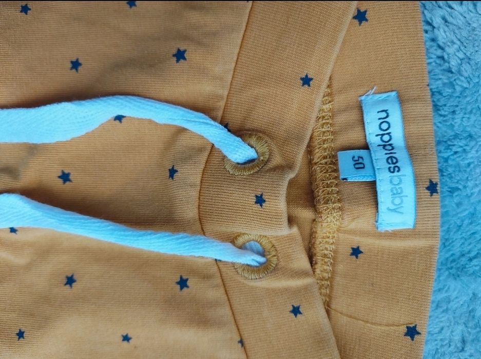 Bawełna 95% Komplet musztardowy niemowlak gwiazdki koniczyna Noppies B