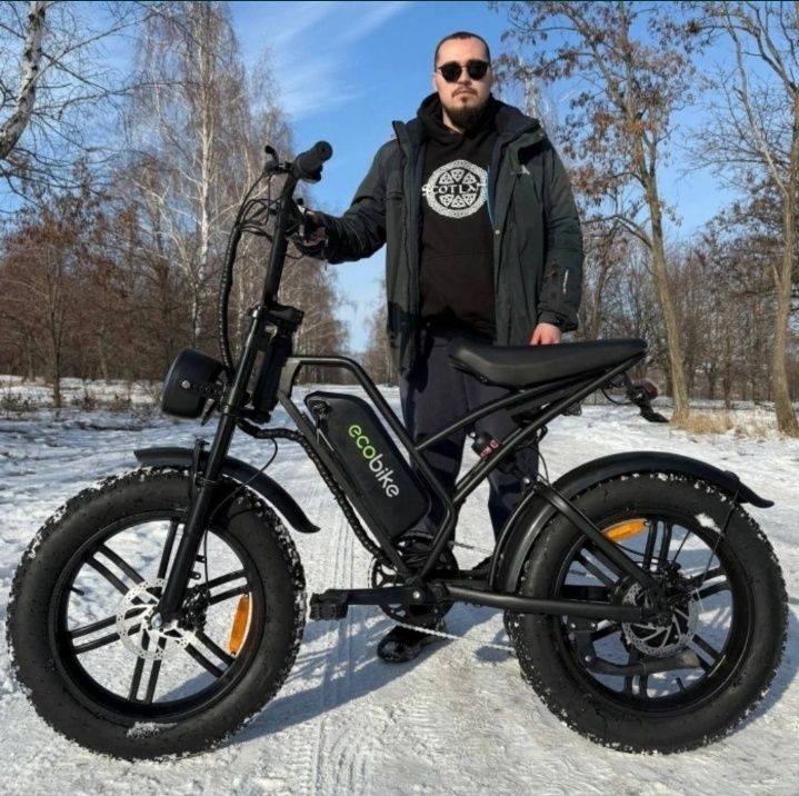 СУПЕР ЦЕНА‼️Электровелосипед Фетбайк 22 дюйма 1000W, 60V,21Ah 60 км/ч