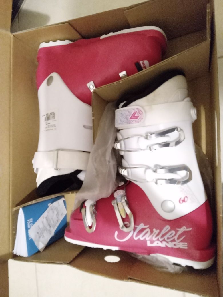 Buty narciarskie dziewczęce Starlet  Lange  r.23,5 stan idealny