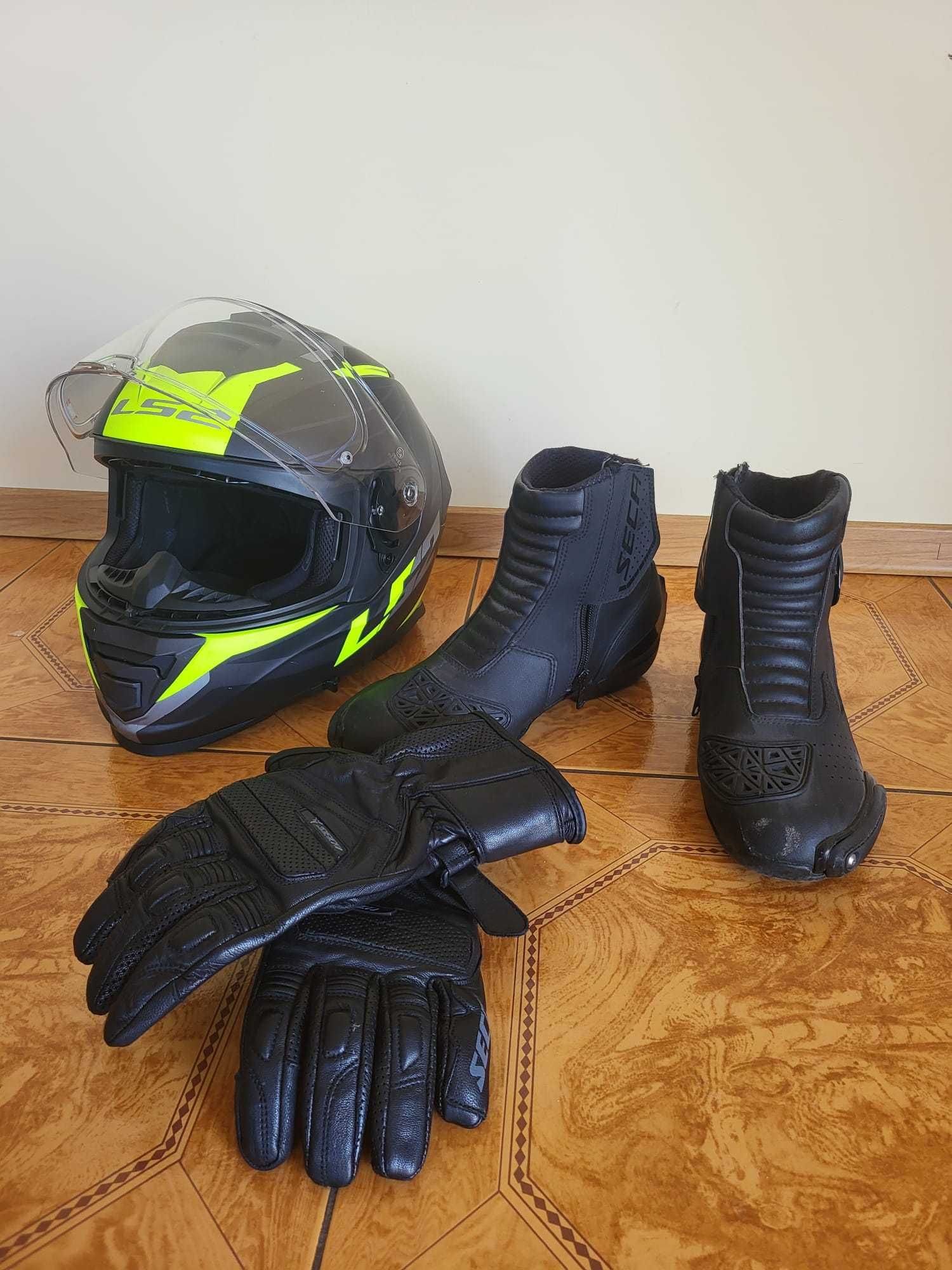 Strój motocyklowy OZONE/ SECA/LS2 Komplet