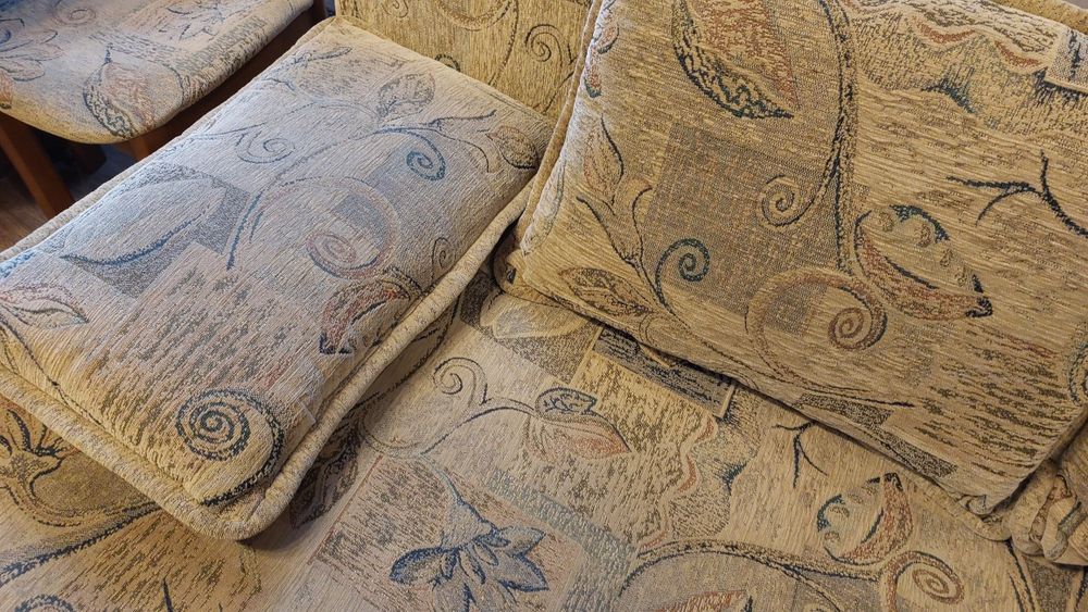 Sofa kanapa wersalka 200 cm rozkładana z poduszkami