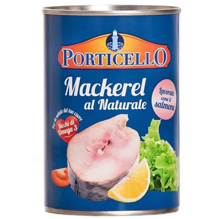 Скумбрія Porticello Mackerel у власному соці, 425 грам