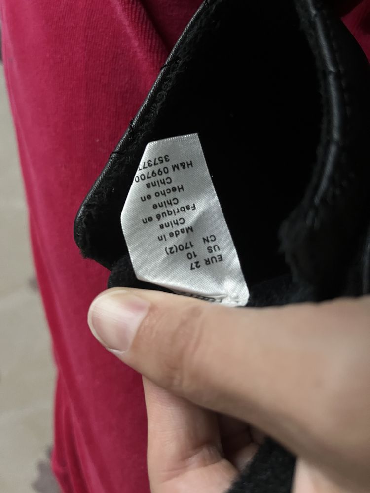 Нові!Демісезонні черевички H&M 27p.дуже стильні