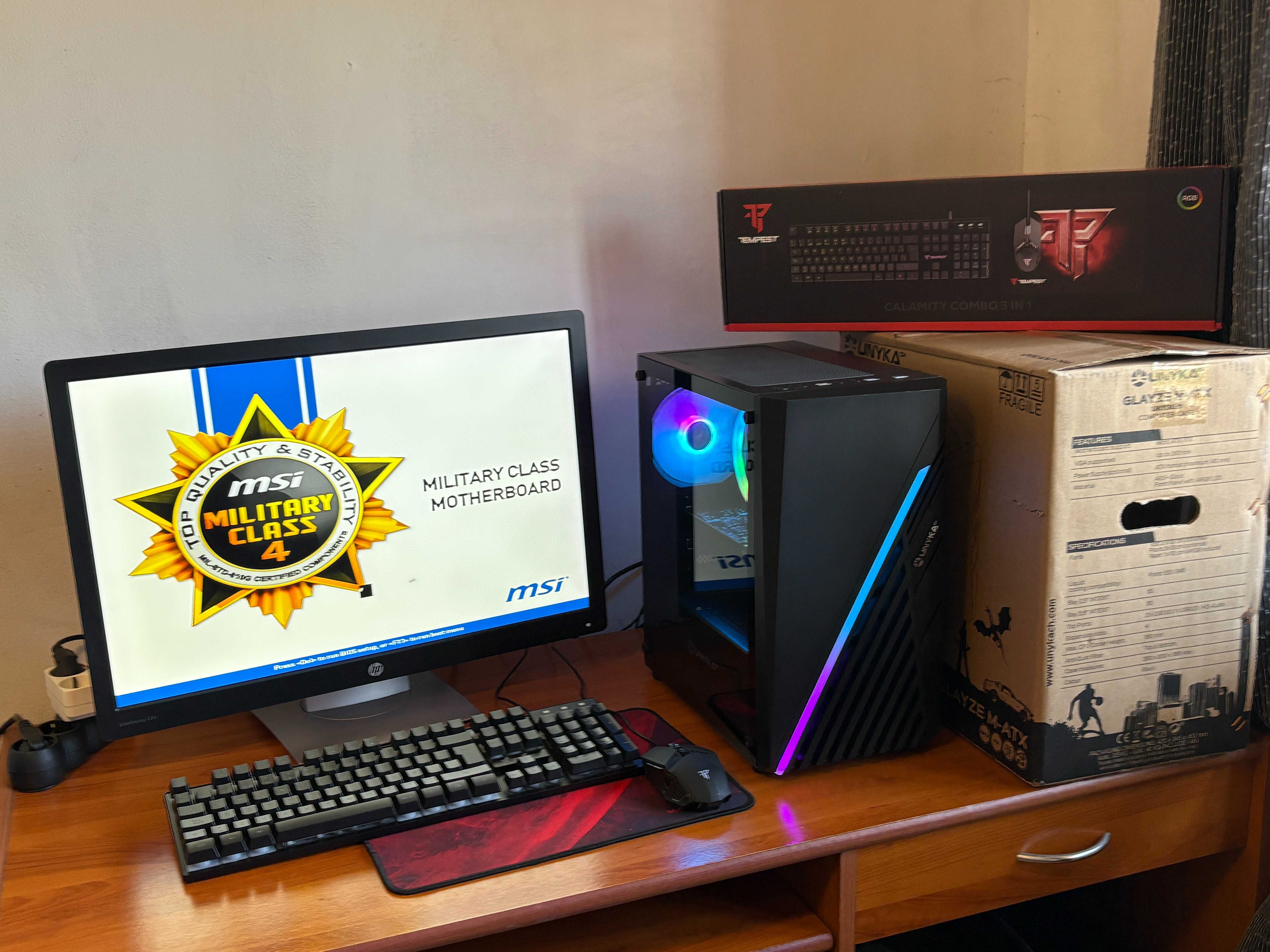 PC/Gaming i7/Nvidia GTX 1050Ti /SSD 512/Ram 32Gb /Monitor etc