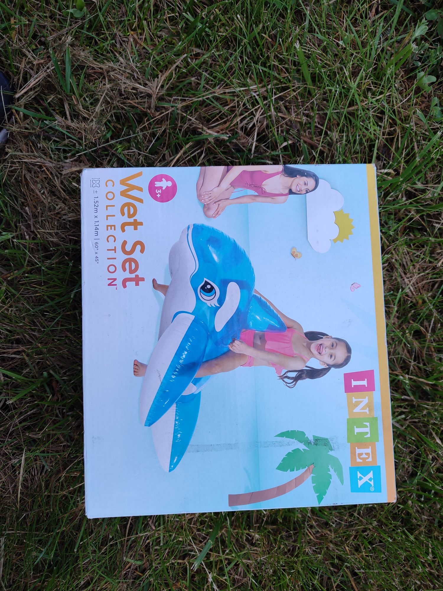 Nowa dmuchana zabawka do nauki pływania Delfin