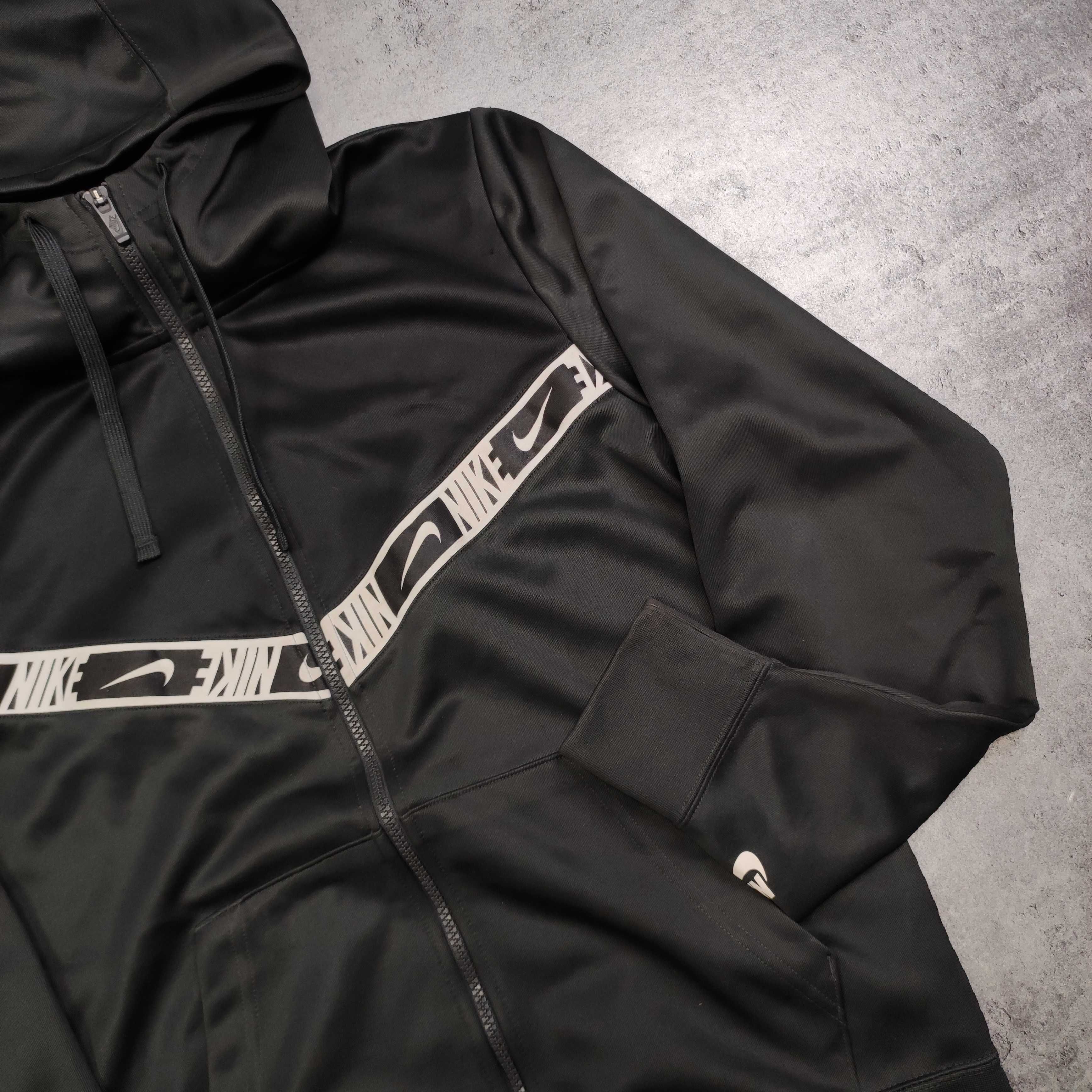 MĘSKA Bluza z Kapturem Rozpinana Nike AIR Lampas Sport Casual Logo