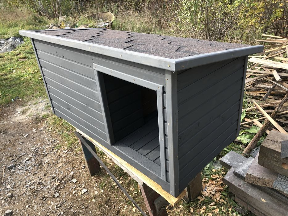 будка для собаки з тамбуром