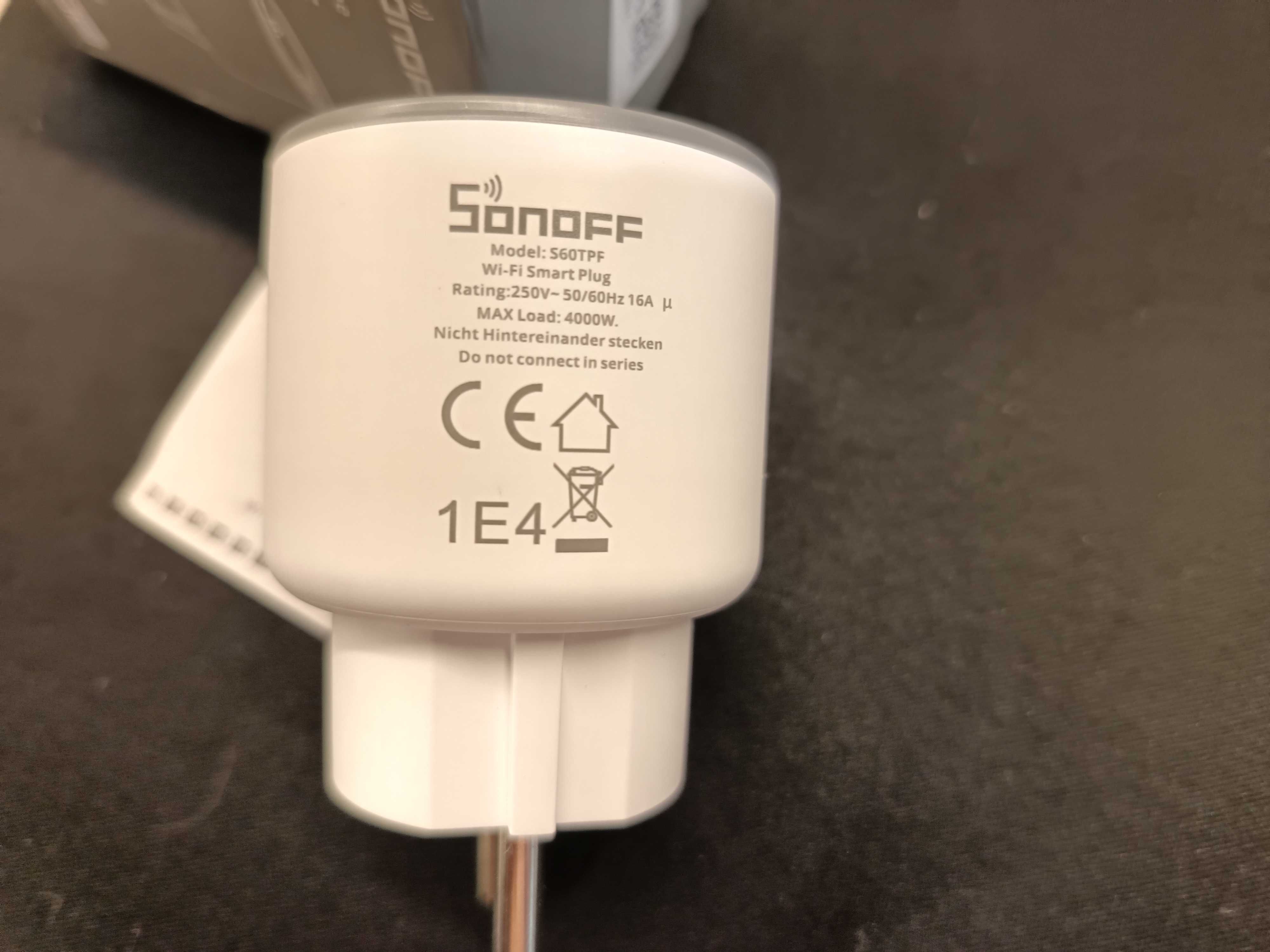 SONOFF S60TPF/Wi-Fi Розетка 16А/Енергомоніторінг/Таймер, Розумний Дім!