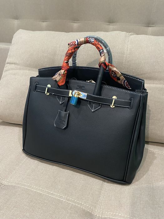 Сумка hermes birkin 35 см чорна