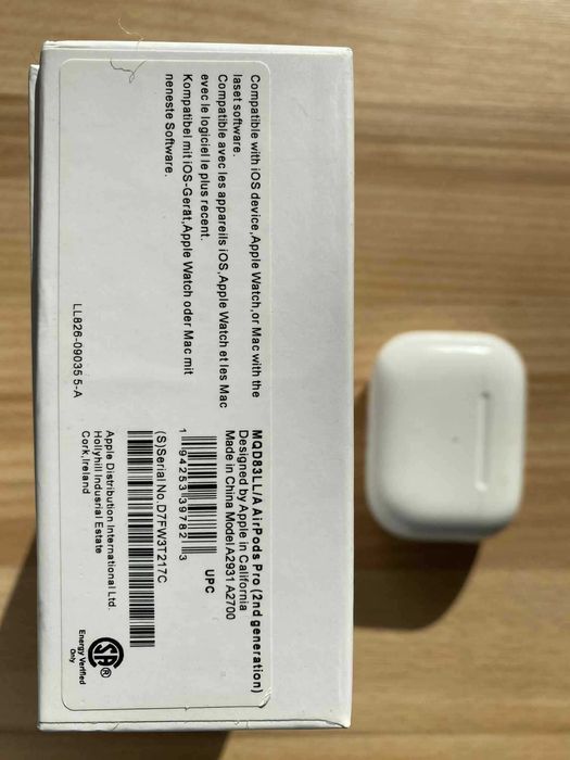 Oryginalna prawa słuchawka AirPods 2 pro+ etui