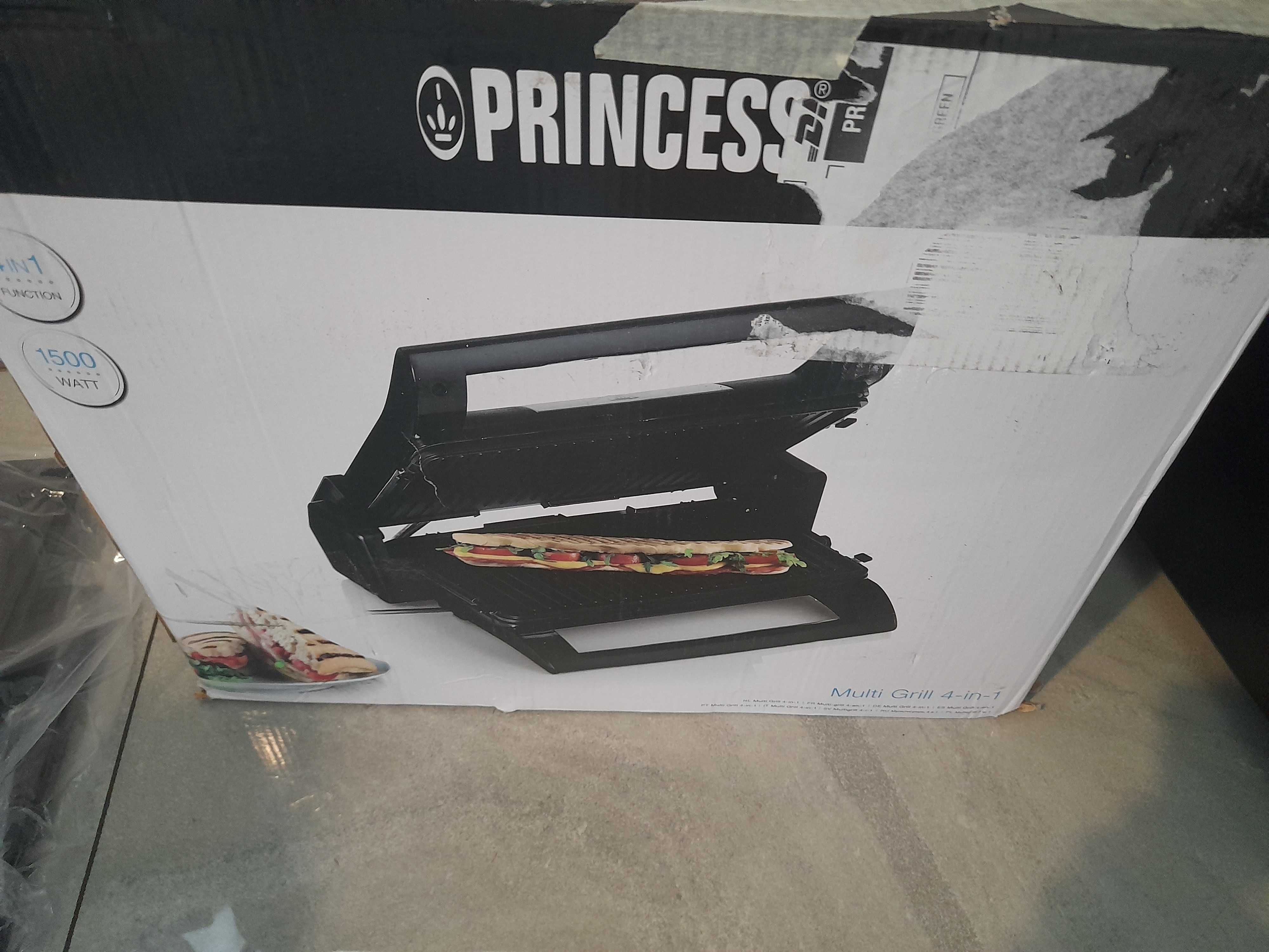 Kontaktowy grill elektryczny Princess 112536 czarny 1500 W