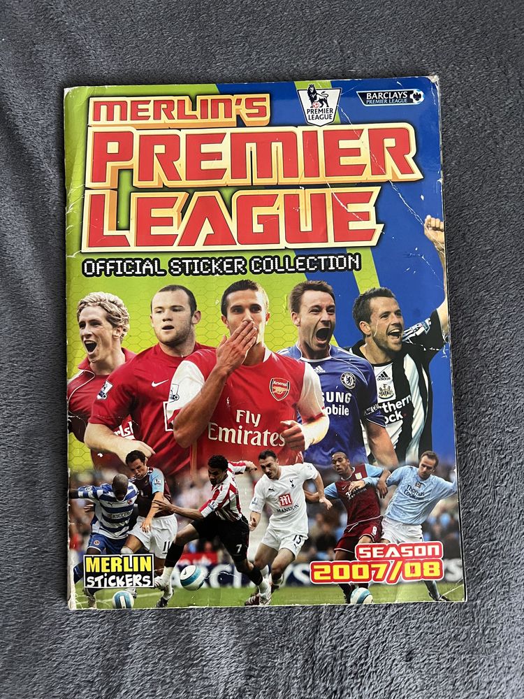 Merlin’s Premier league 2007/2008 album panini topps kompletny