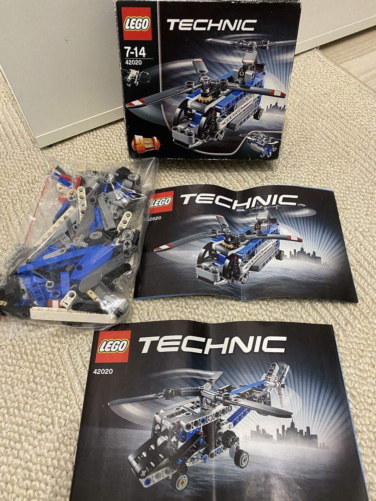 Lego Technic Helikopter Dwuwirnikowy i jedno 42020