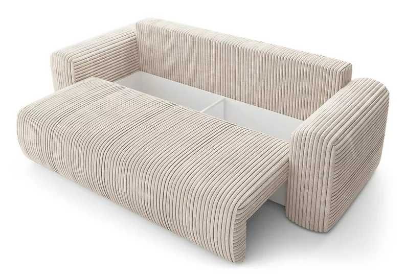 Stylowa sofa Laco z funkcją spania i pojemnikiem na pościel! 1850zł
