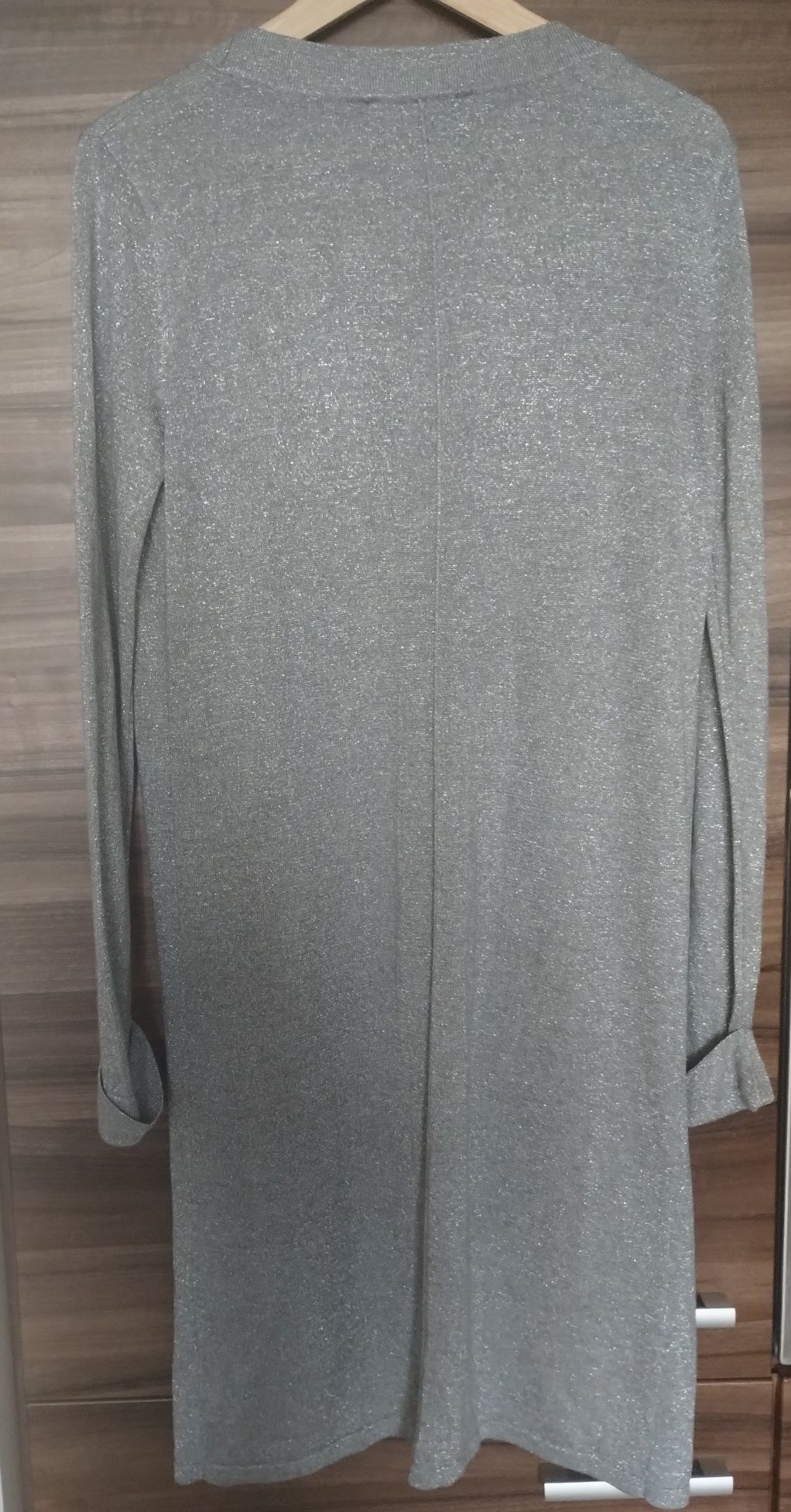 Długi cienki sweter kardigan 38 top secret
