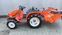 Japoński Traktor ciągnik Kubota B 52 4x4 + glebogryzarka 15KM