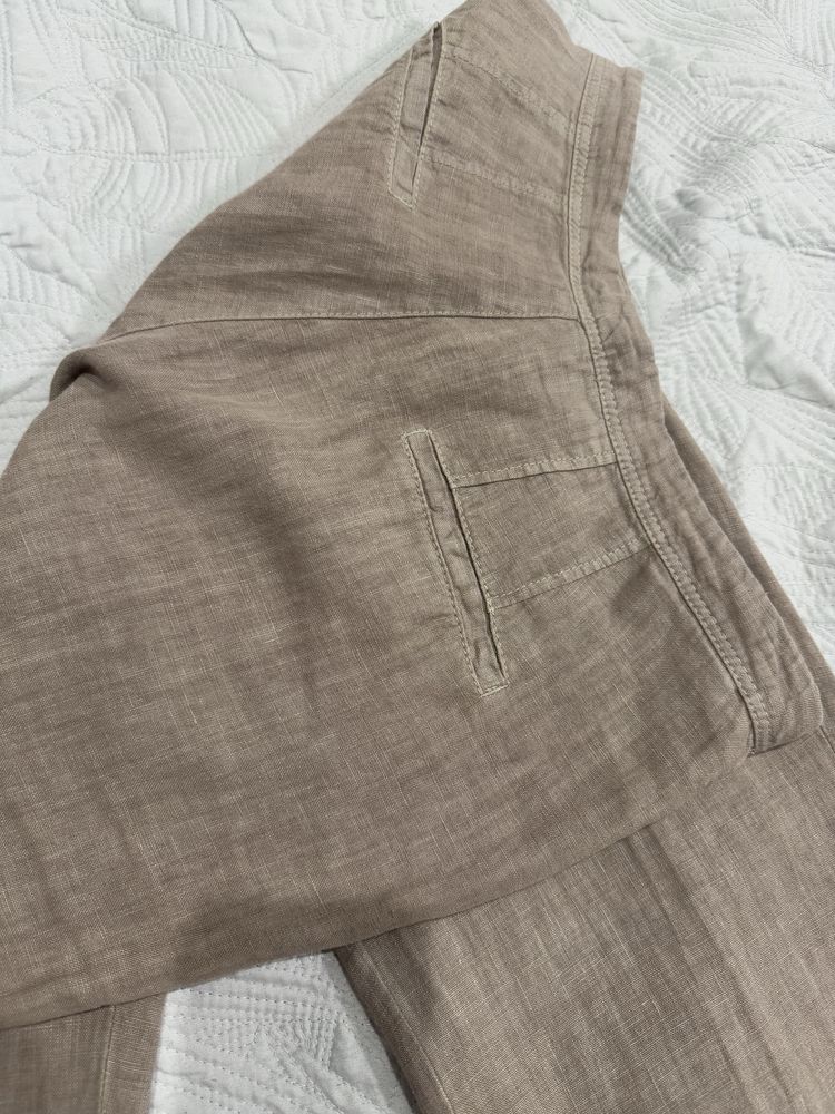 Лляні брюки Massimo Dutti