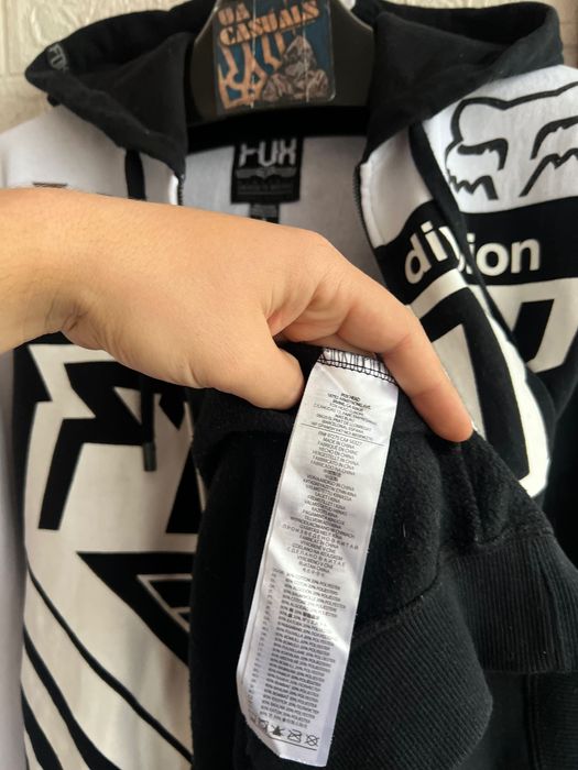 Зіп худі Fox Racing Zip Fleece з логотипами рС-M