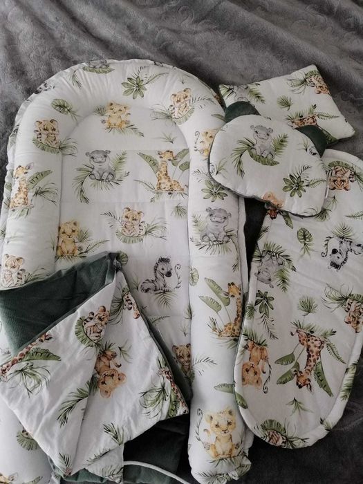 Kokon velvet jukki Zestaw niemowlecy 5 w 1