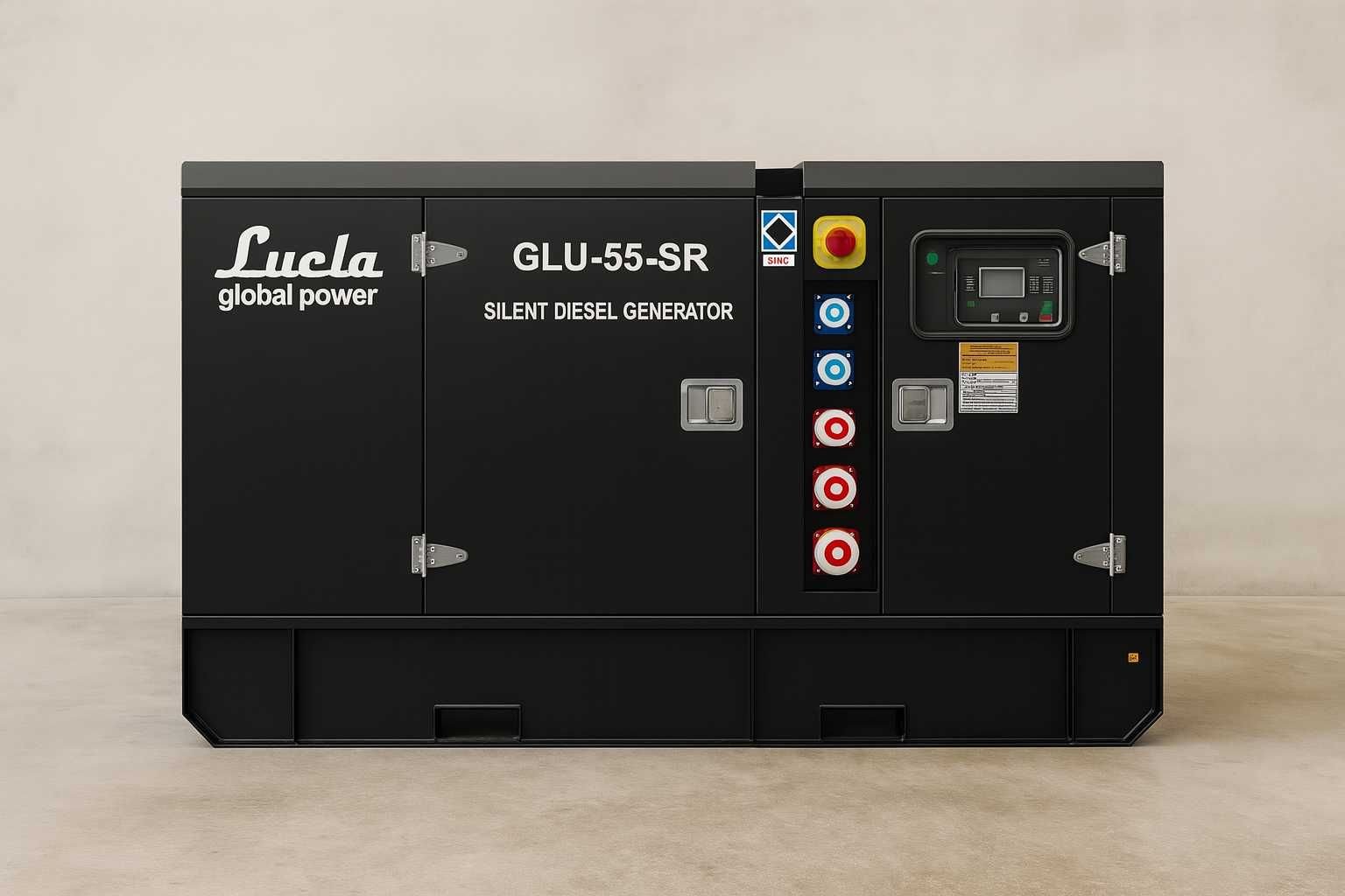 Agregat prądotwórczy Lucla GLU-55-SR 44kW diesel, wyciszony